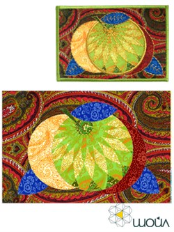 Набор текстильная открытка «Яблочки 2» - фото 19007