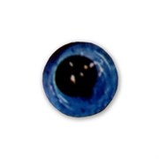 Глаза для игрушек стеклянные голубые, 13 мм, 2шт