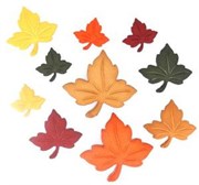 Набор пуговиц "Осень. Кленовые листья"