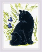 Набор для вышивания Черный кот