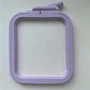 Пяльцы квадратные пластиковые Nurge, №1, Фиолетовый, 110х95мм 