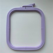 Пяльцы квадратные пластиковые Nurge, №2, Фиолетовый, 165х145мм