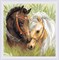 Набор алмазной мозаики Пара лошадей - фото 29206